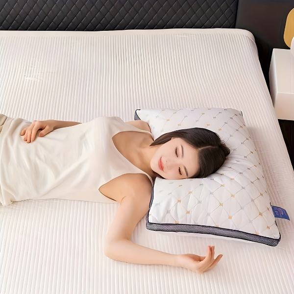 Oreiller Confort Cervical – Soutien Optimal pour Dormeurs Latéraux beddings & linens Electro Paris