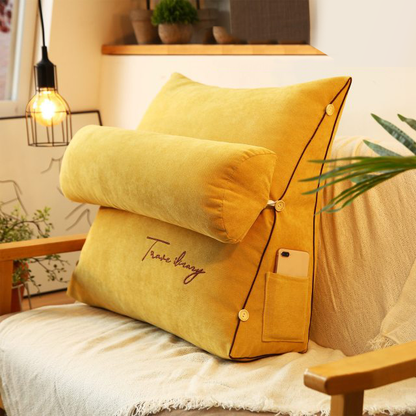 Coussin de Lecture Triangulaire – Coussin Ergonomique en Mousse à Mémoire de Forme pour Lit Coussins spécialisés Electro Paris