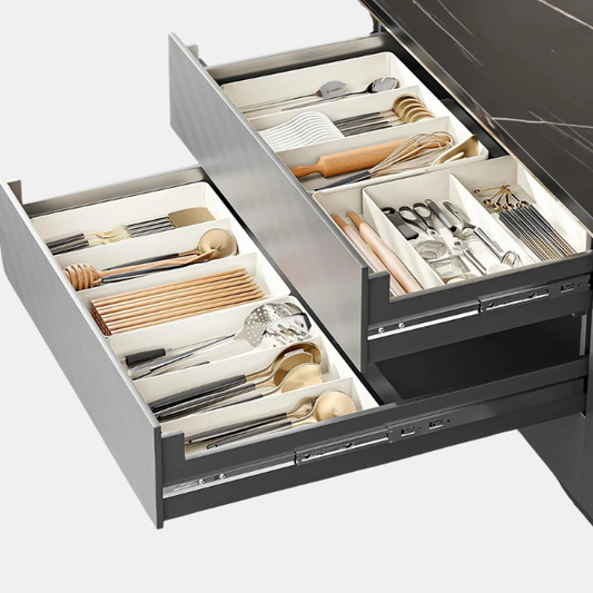 Organisateur de Tiroirs – Rangement Pratique et Modulable Electro Paris Links+Rechts Ausziehbar