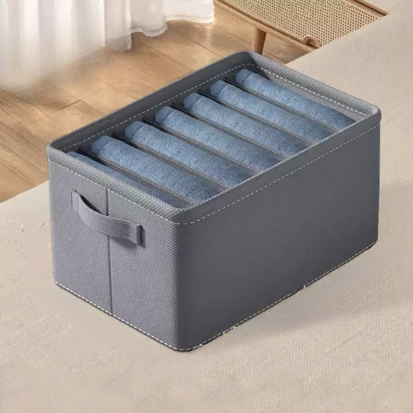 Organisateur de Garde-Robe Pliable – Rangement Jeans et Vêtements Electro Paris