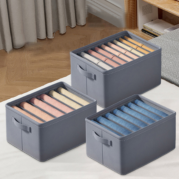 Organisateur de Garde-Robe Pliable – Rangement Jeans et Vêtements Electro Paris