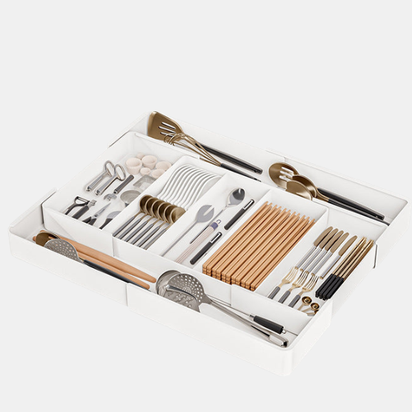 Organisateur de Tiroirs – Rangement Pratique et Modulable Electro Paris 4 Seiten Ausziehbar