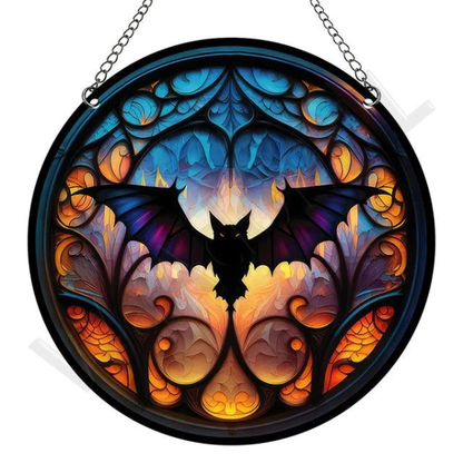 Ornement Solaire pour Fenêtre – Décoration Lumineuse Home and decoration Electro Paris Chauve-souris Acrylique 15x15cm