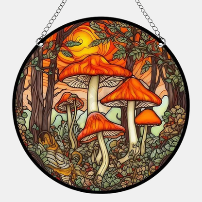 Ornement Solaire pour Fenêtre – Décoration Lumineuse Home and decoration Electro Paris Champignon Géant Acrylique 15x15cm