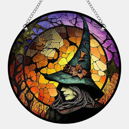 Ornement Solaire pour Fenêtre – Décoration Lumineuse Home and decoration Electro Paris Sorcière Acrylique 15x15cm