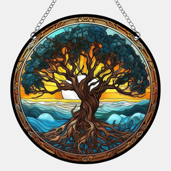 Ornement Solaire pour Fenêtre – Décoration Lumineuse