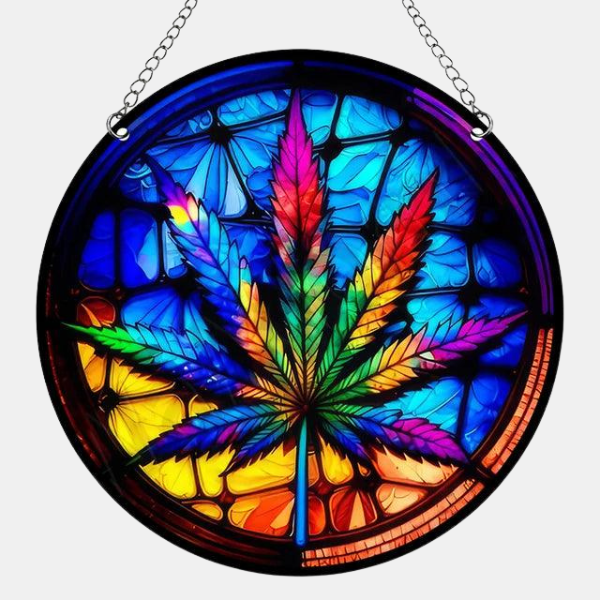 Ornement Solaire pour Fenêtre – Décoration Lumineuse Home and decoration Electro Paris Plante Acrylique 15x15cm