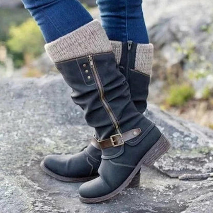 Bottes Orthopédiques Avec Semelles En Caoutchouc Antidérapantes Black Friday Deal Boots women Electro Paris Noir 34