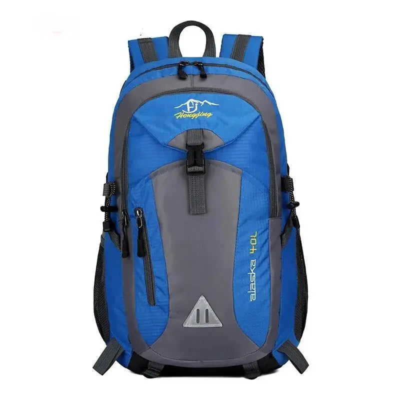 Sac À Dos Imperméable 40L Pour Randonnée, Camping Et Voyages En Plein Air Outdoor Electro Paris Bleu clair