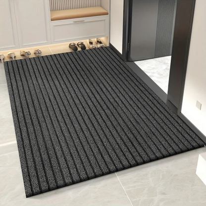 Paillasson Intérieur Extérieur Antidérapant – Tapis d'Entrée Robuste pour Porte d'Entrée Tapis de porte Electro Paris Gris 60 x 90 cm