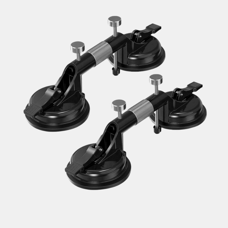 Paire de Ventouses Ultra-Résistantes pour Carrelage, Verre et Marbre – Outil de Pose Précis et Fiable Outils et amélioration de l'habitat Electro Paris