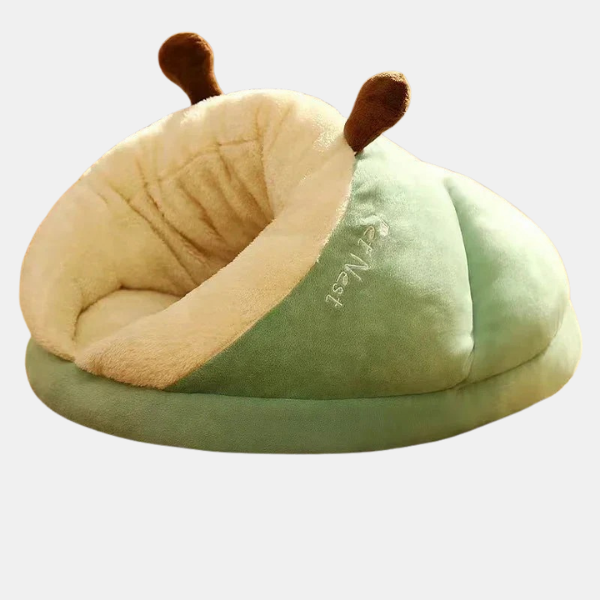 Panier Douillet Haut Confort pour Chien en Fleece Corail – Pliable et Ultra Chaud Legowiska dla psów Electro Paris Vert 40cm x 30cm x 25 cm