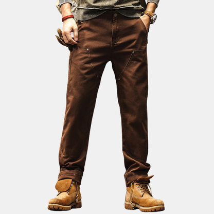 Pantalons de Travail Robustesse – Coupe Droite et Fonctionnels Electro Paris Marron 44