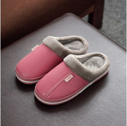 Chaussons Plateforme Doublés en Peluche pour l'Hiver – Chaussures d'Intérieur/Extérieur Imperméables Chaussons Electro Paris Rose 36-37
