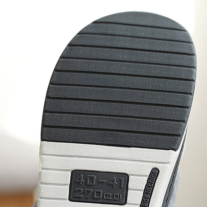 Chaussons Mocassins en Daim pour Hommes – Pantoufles d'Hiver Doublées en Peluche Chaussons pour hommes Electro Paris