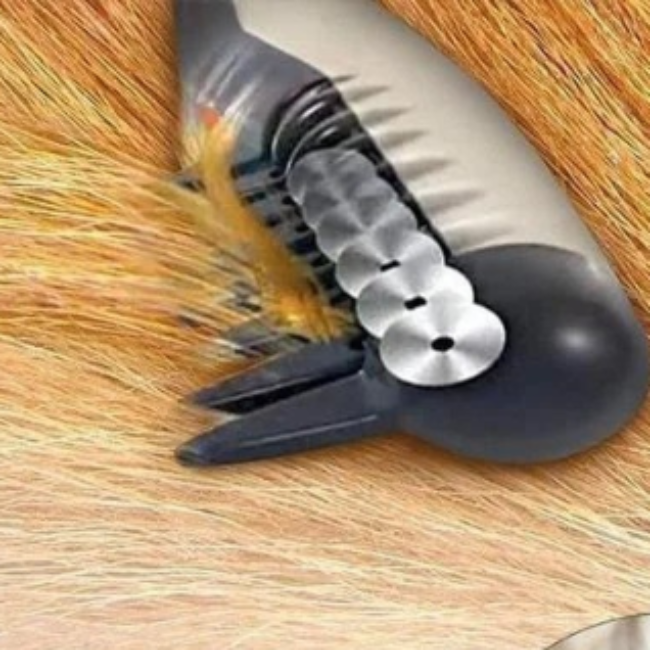 Peigne de Toilettage Électrique Professionnel pour Animaux avec Tondeuse Intégrée Electro Paris