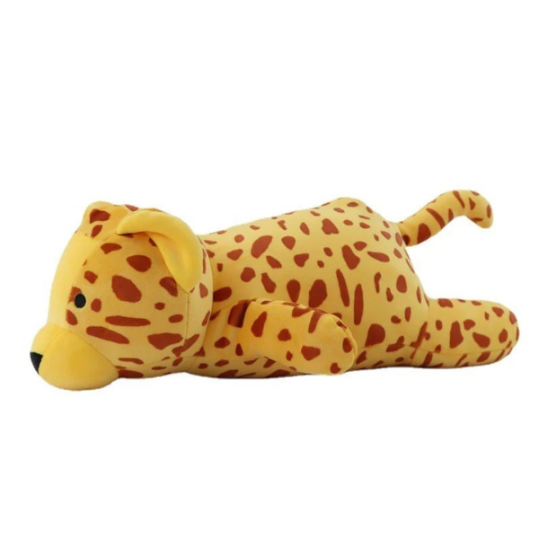 Peluche Dinosaure à Poids Réconfortant #Verzwaarde Dinosaurus Knuffel - CuddleSaurus Electro Paris Léopard 40 cm (15 7 pouces)