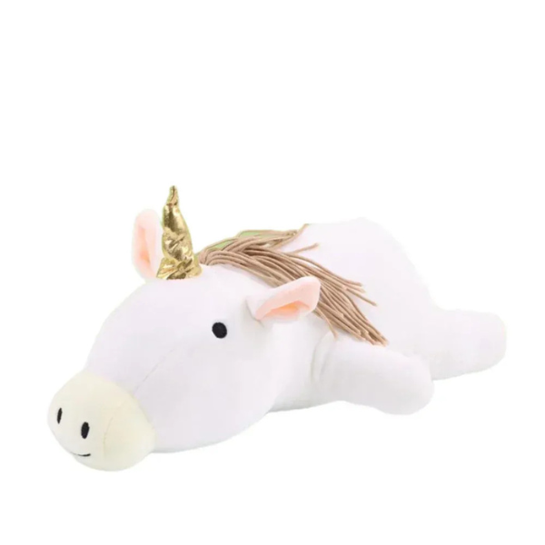 Peluche Dinosaure à Poids Réconfortant #Verzwaarde Dinosaurus Knuffel - CuddleSaurus Electro Paris Licorne Blanche 40 cm (15 7 pouces)