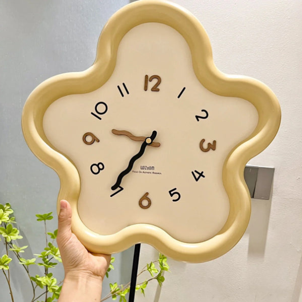 Pendule Fleur de Rêve – Murale et Sans Tic-Tac Oversized Wall Clocks Electro Paris