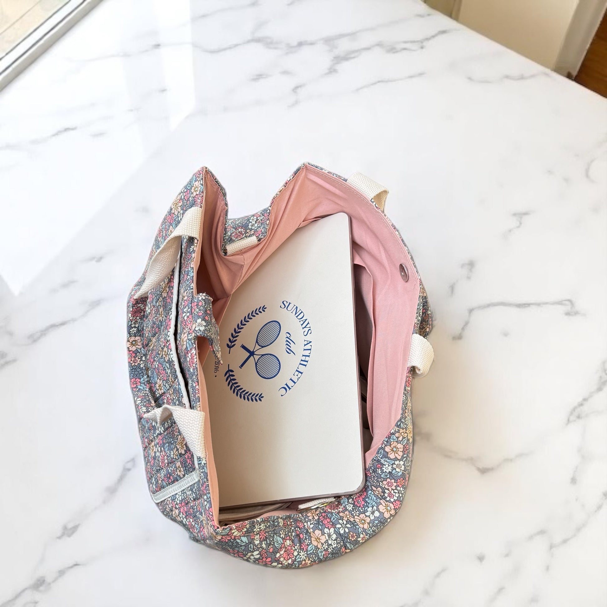 Sac Fourre-Tout Flora Grand Format Avec Motif Floral Pour Tous Les Jours Et Occasions Tote Bag Electro Paris