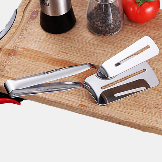 Pince de Grillade Double Action en Acier Inoxydable Kitchen Utensil Holders & Racks Electro Paris