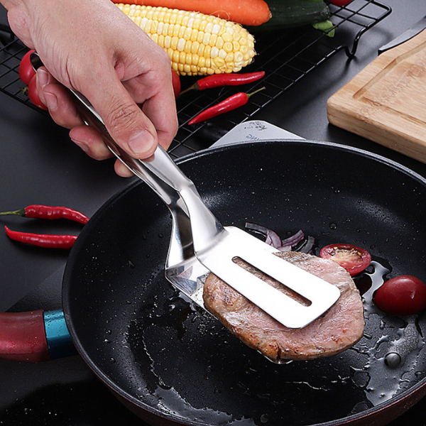 Pince de Grillade Double Action en Acier Inoxydable Kitchen Utensil Holders & Racks Electro Paris