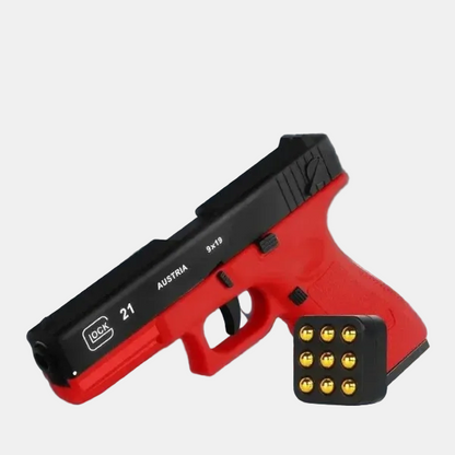 Pistolet Jouet à Éjection Automatique – Fusil de Jeu Fun Automatic Shell Ejection Pistol Electro Paris Rouge