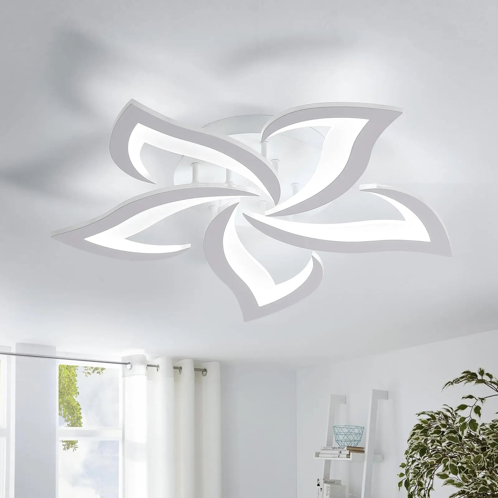Plafonnier LED Acrylique Moderne avec Télécommande pour un Éclairage Réglable Luminaires de plafond Electro Paris