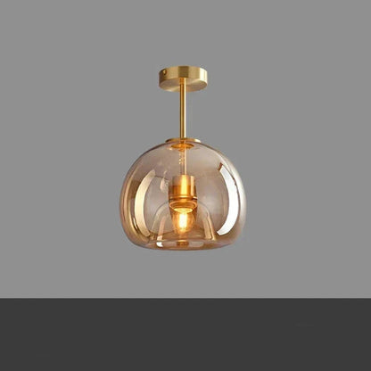 Plafonnier Globe en Verre Minimaliste pour un Éclairage Moderne Encastré Luminaires Electro Paris B-Canon Blanc Chaud