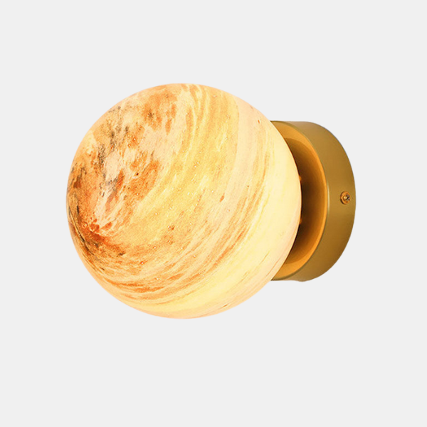 Plafonnier Globe Moderne en Verre Opale – Luminaire Semi-Encastré pour Couloir Luminaires de plafond Electro Paris