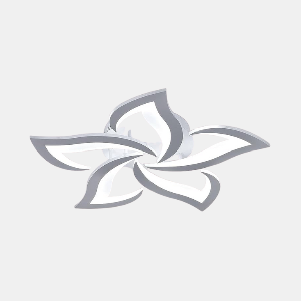 Plafonnier LED Acrylique Moderne avec Télécommande pour un Éclairage Réglable Luminaires de plafond Electro Paris Blanc