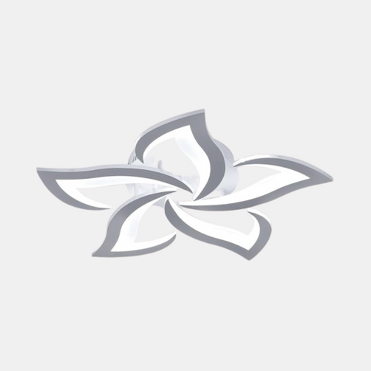 Plafonnier LED Acrylique Moderne avec Télécommande pour un Éclairage Réglable Luminaires de plafond Electro Paris Blanc