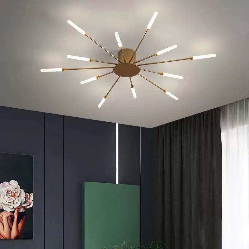 Plafonnier LED Sculptural Moderne à Design Annulaire pour un Éclairage Artistique Luminaires de plafond Electro Paris