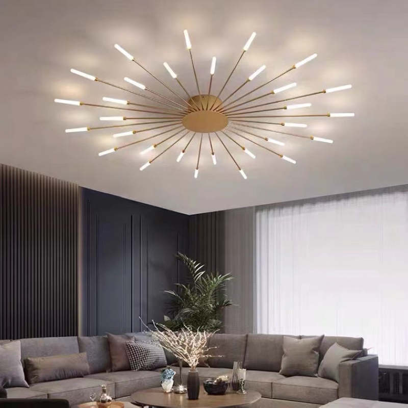 Plafonnier LED Sculptural Moderne à Design Annulaire pour un Éclairage Artistique Luminaires de plafond Electro Paris