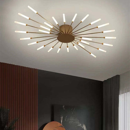 Plafonnier LED Sculptural Moderne à Design Annulaire pour un Éclairage Artistique Luminaires de plafond Electro Paris