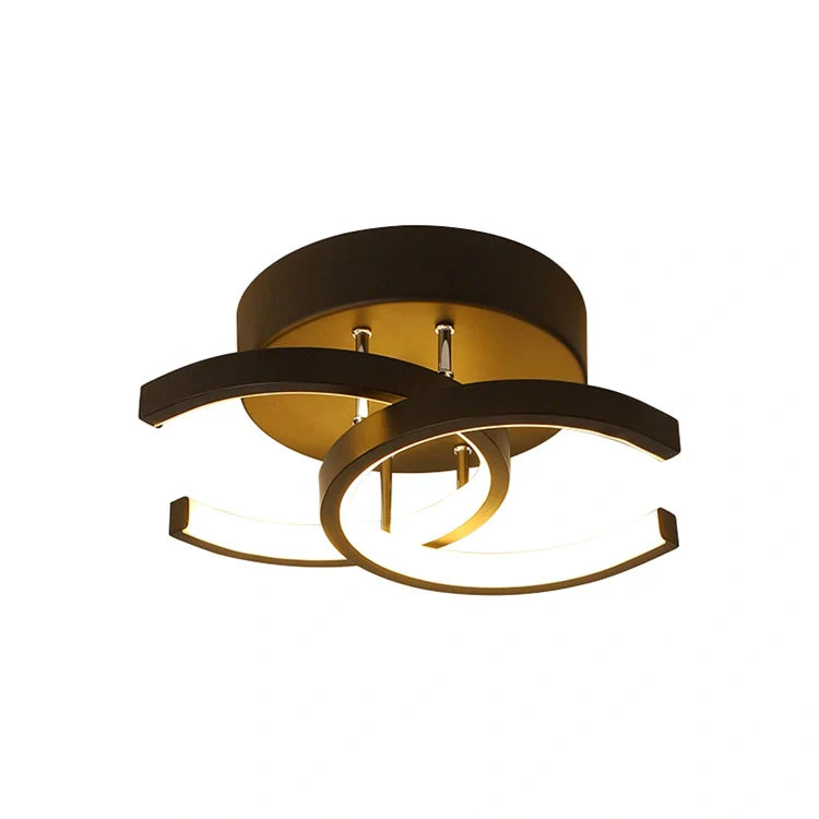 Plafonnier LED Géométrique Moderne avec Télécommande pour un Éclairage Artistique Luminaires de plafond Electro Paris