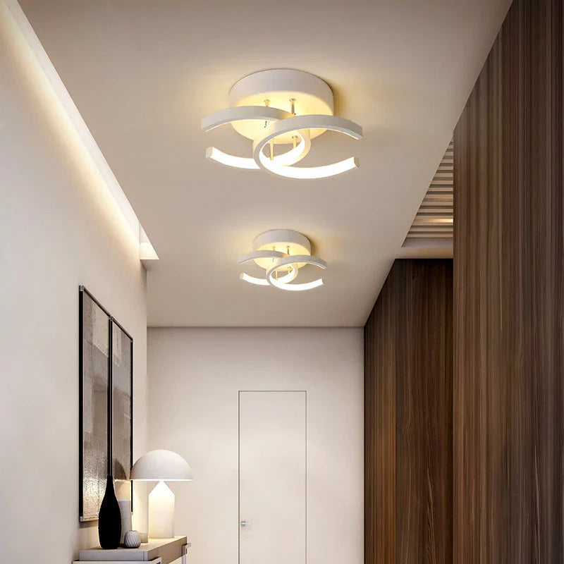 Plafonnier LED Géométrique Moderne avec Télécommande pour un Éclairage Artistique Luminaires de plafond Electro Paris