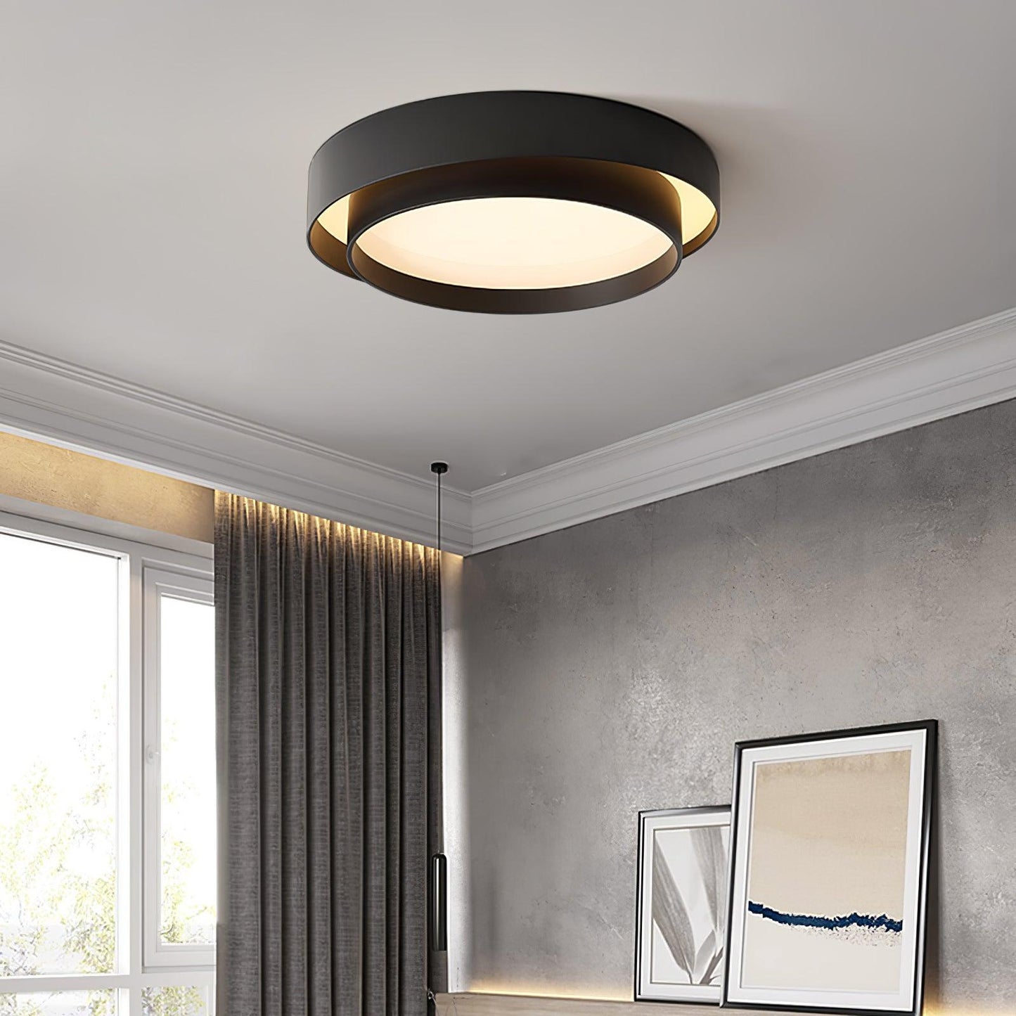 Plafonnier LED Sculptural Moderne pour une Ambiance Élégante et Harmonieuse Luminaires de plafond Electro Paris