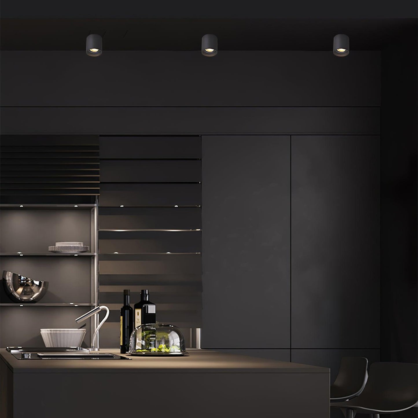 Plafonnier à Spots LED Orientables pour un Éclairage Directionnel Moderne Éclairage Electro Paris