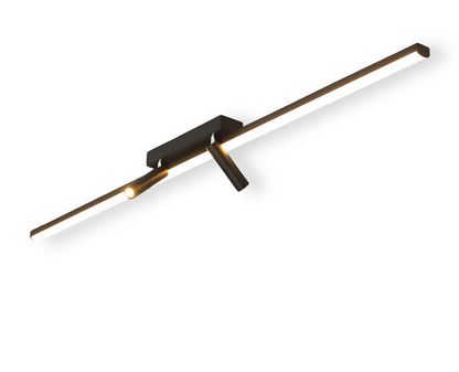 Suspension LED Sculpturale en Ruban pour Éclairage Artistique Moderne Éclairage Electro Paris