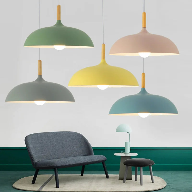 Plafonnier LED Design Scandinave en Chêne Luminaires de plafond Electro Paris