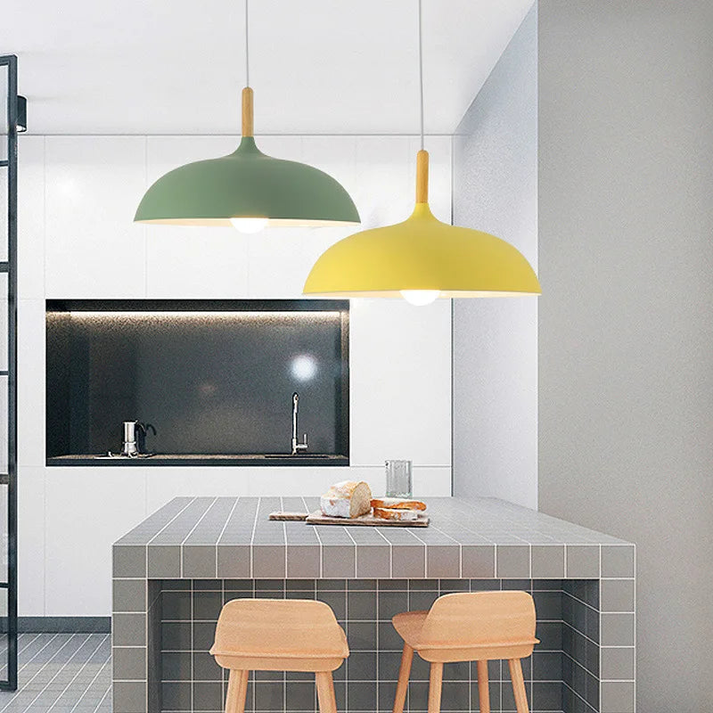 Plafonnier LED Design Scandinave en Chêne Luminaires de plafond Electro Paris