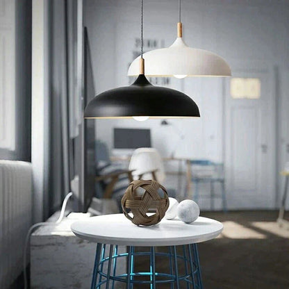Plafonnier LED Design Scandinave en Chêne Luminaires de plafond Electro Paris