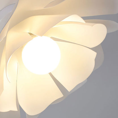 Plafonnier LED – Plafonnier Acrylique En Forme De Fleur Pour Salon Luminaires Electro Paris