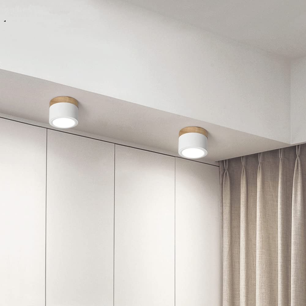 Plafonnier Rose Moderne avec Bois – Lampe Encastrée pour Chambre d'Enfant Luminaires encastrés Electro Paris