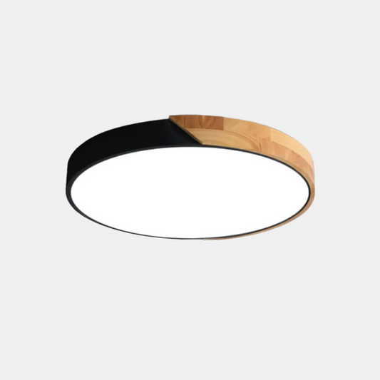 Plafonnier LED Minimaliste au Style Nordique Ceiling Lamp Electro Paris Noir D23 cm (12w) Standard