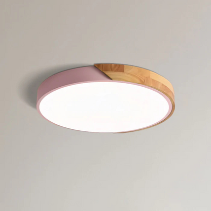 Plafonnier LED Minimaliste au Style Nordique Ceiling Lamp Electro Paris Rose D23 cm (12w) Standard