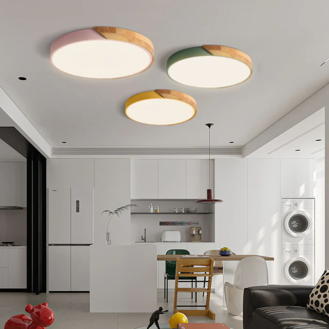 Plafonnier LED Minimaliste au Style Nordique Ceiling Lamp Electro Paris