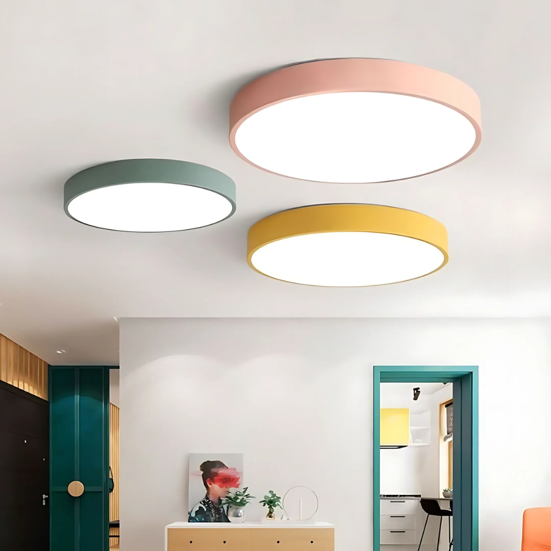 Plafonnier LED Minimaliste au Style Nordique Ceiling Lamp Electro Paris