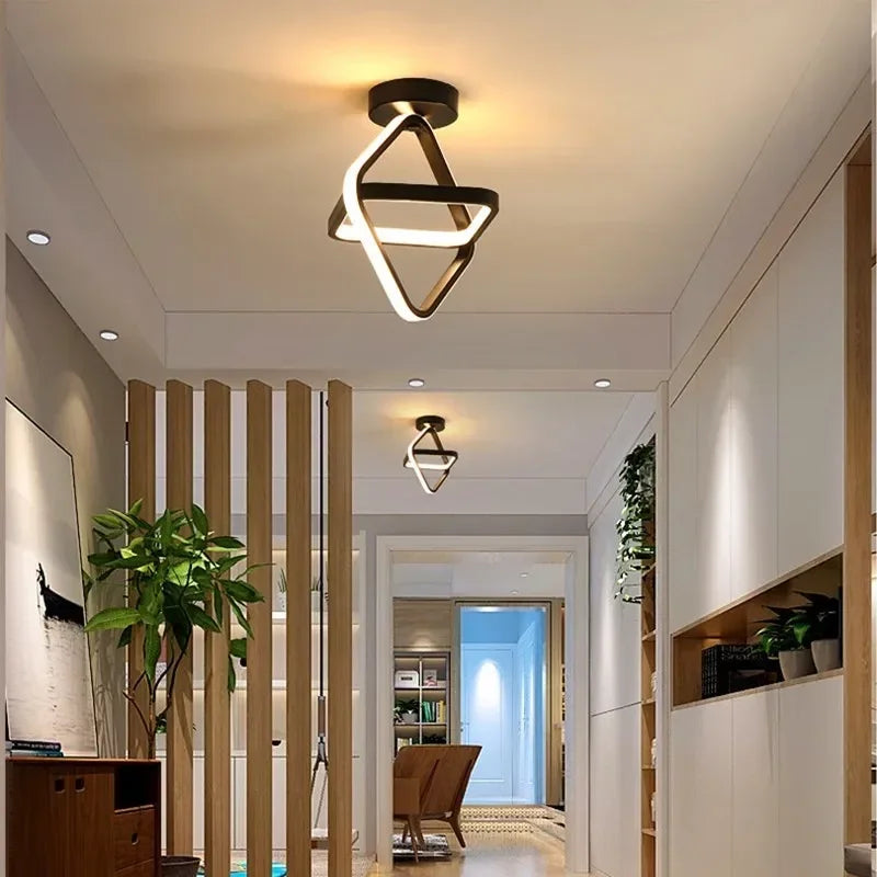 Plafonnier LED Moderne à Double Anneau pour Intérieurs Élégants Plafonnier Electro Paris